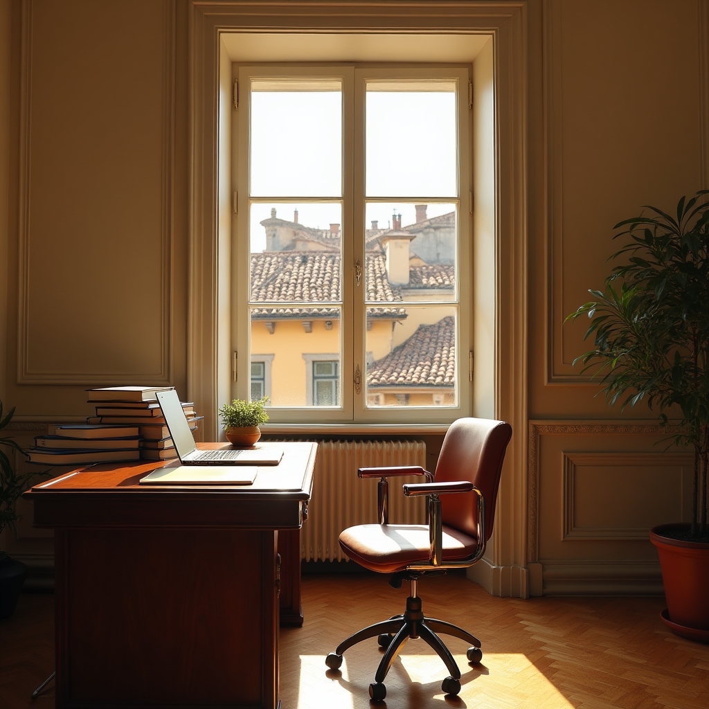 Spazio di lavoro ZenexMorLab a Firenze con materiali educativi